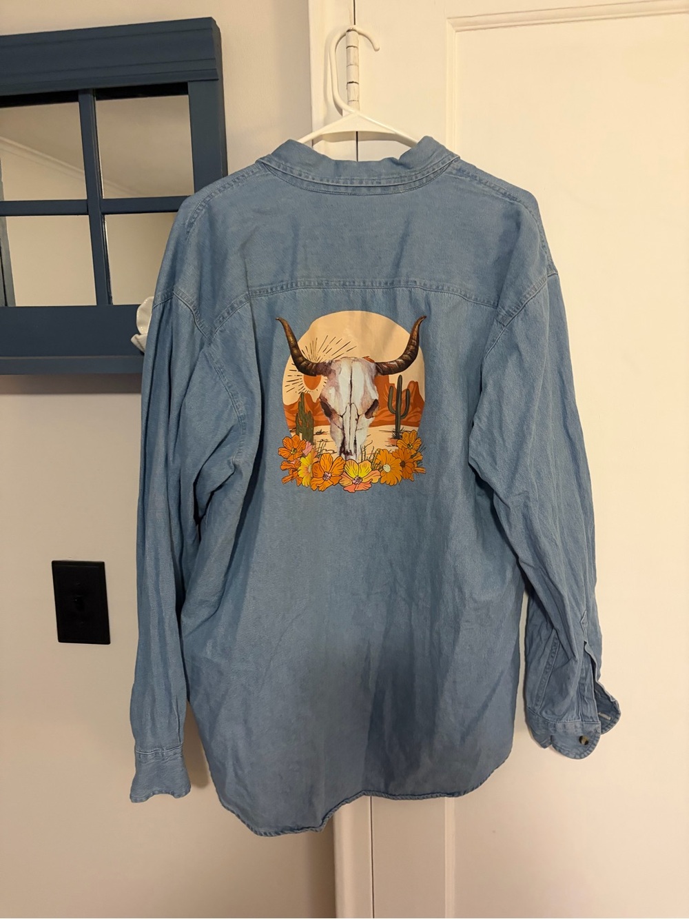 Port and Company Light Blue Denim Shirt